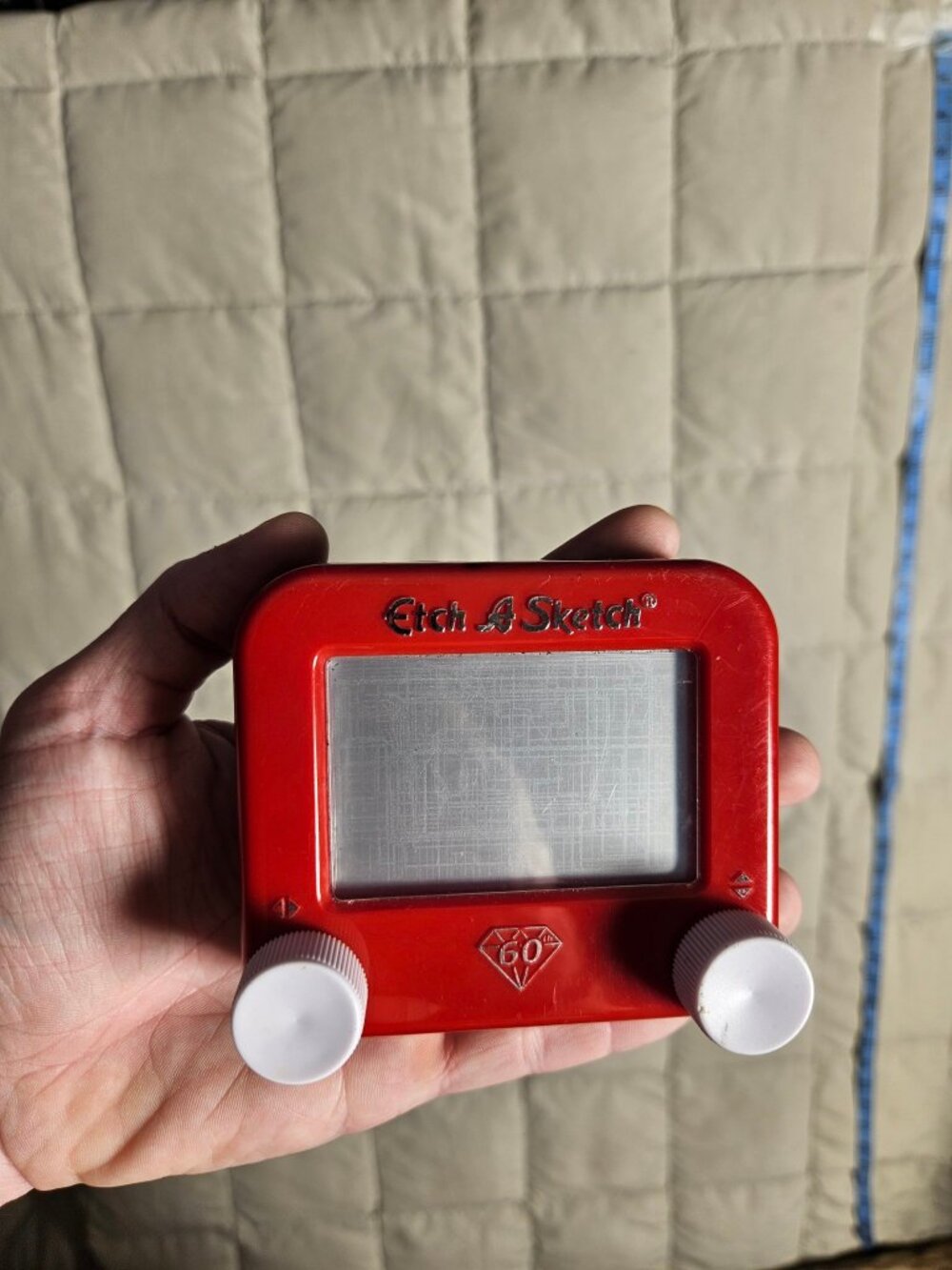Etch A Sketch 60th Anniversary Pocket Edition Red Travel Toy